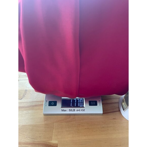 David's Bridal Satin Halter Prom Maxi Dress Size 16 Holiday Semi Formal Event - Picture 8 of 8